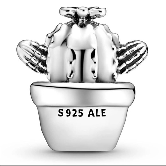 Pandora Free Hugs Cactus Charm in Sterling Silver - Picture 2 of 6